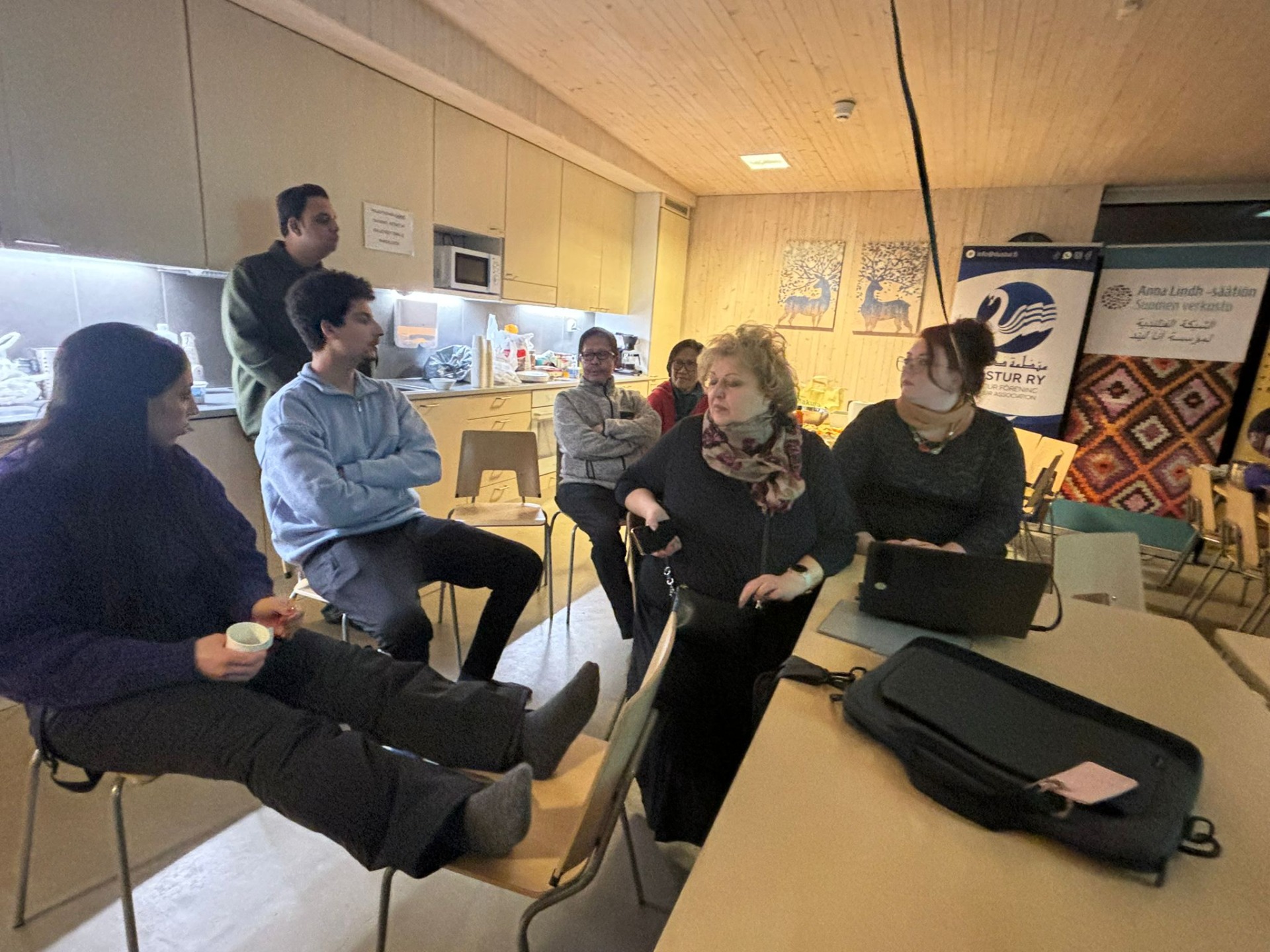 Engaging Migrant Youth in Building a Greener Finland Camp poster