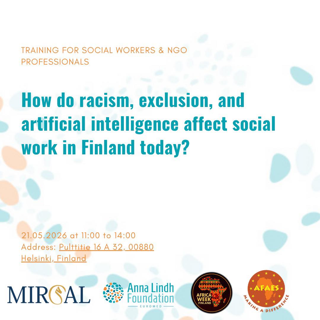 Poster: How do racism, exclusion and artificial intelligence affect social work in Finland today?